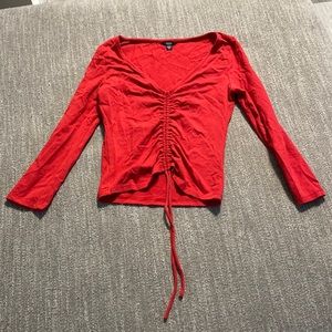 Guess red top XS